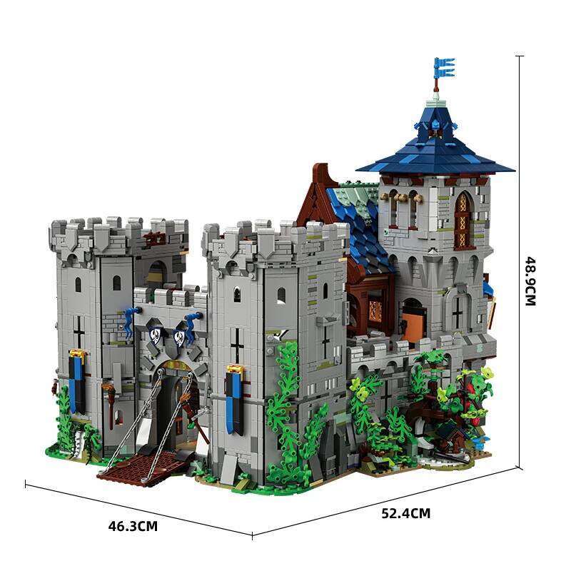 6640PCS Medieval Jungle Building Blocks Forest Castle Model Bricks Desktop Decoration DIY Toys For Kids Holiday Gifts Z260305