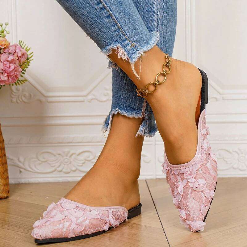 2025 Summer New Fashionable Baotou Low Heel Casual Outdoor Comfortable Non slip Slippers