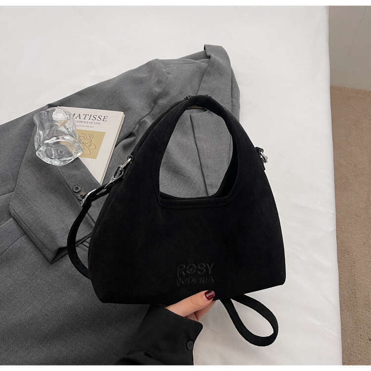Korean-Style Fashion Niche Textured Handbag For Women, 2026 New Model, Simple And Versatile Shoulder Bag, Super Popular Crossbody Commuter Bag