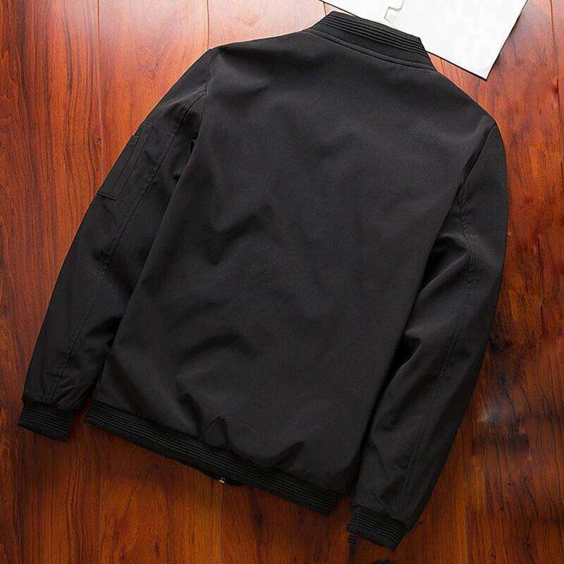 Men Bomber Thin Slim Long Sleeve baseball Jackets Mens Zipper Windbreaker Jacket Male Outwear Brand Clothing