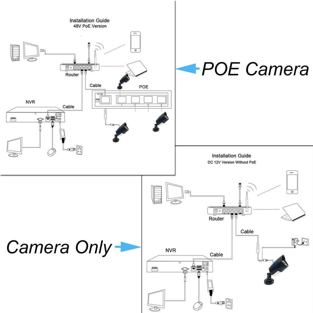 JIENUO 4K Poe Camera Outdoor Waterproof IP Security Night Vision Video Audio 4MP 5MP 8MP Bullet HD Home Cam Surveillance 26W0306