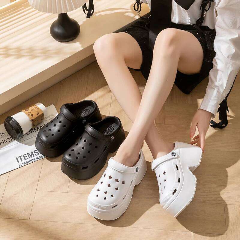 Women's Fashion Chunky Platform Sandals Summer Thick Sole EVA Clogs Garden Shoes for Women Outdoor Non Slip Beach Slippers