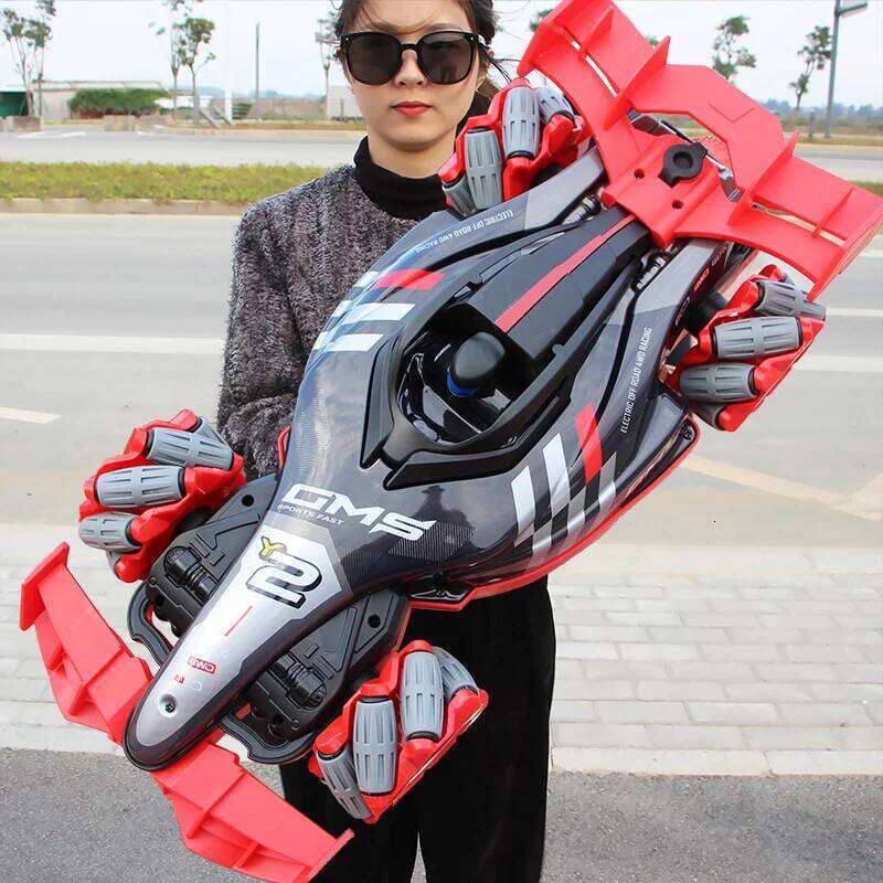 Y2 RC Car, Drift Car with Light Spray, 2.4Ghz 4WD 360 Remote Control Racing Stunt Cars Electric Toys Model Gifts for Kids Boys C260305