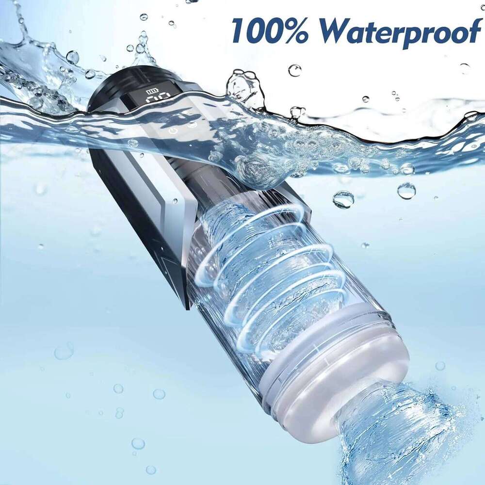 Automatic Masturbator Penis Pump Male Pocket Pussy Sucking Vibrating Thrusting Rotating Realistic Textured Sex Machine W260305