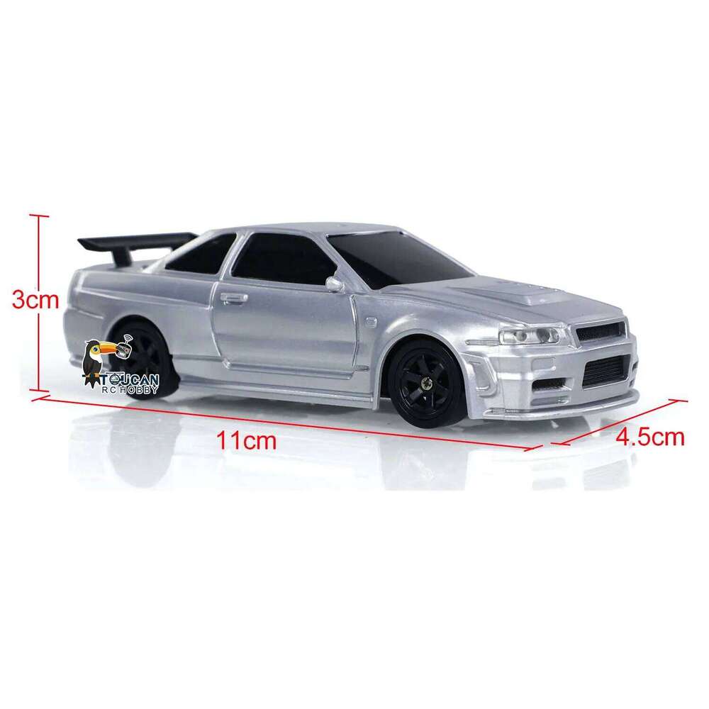 1/43 Racing Car 4WD 2.4G Mini Toys RC Drifting Cars Fully Proportional RTR with Gyro Radio Control High Speed Model Gifts C260305