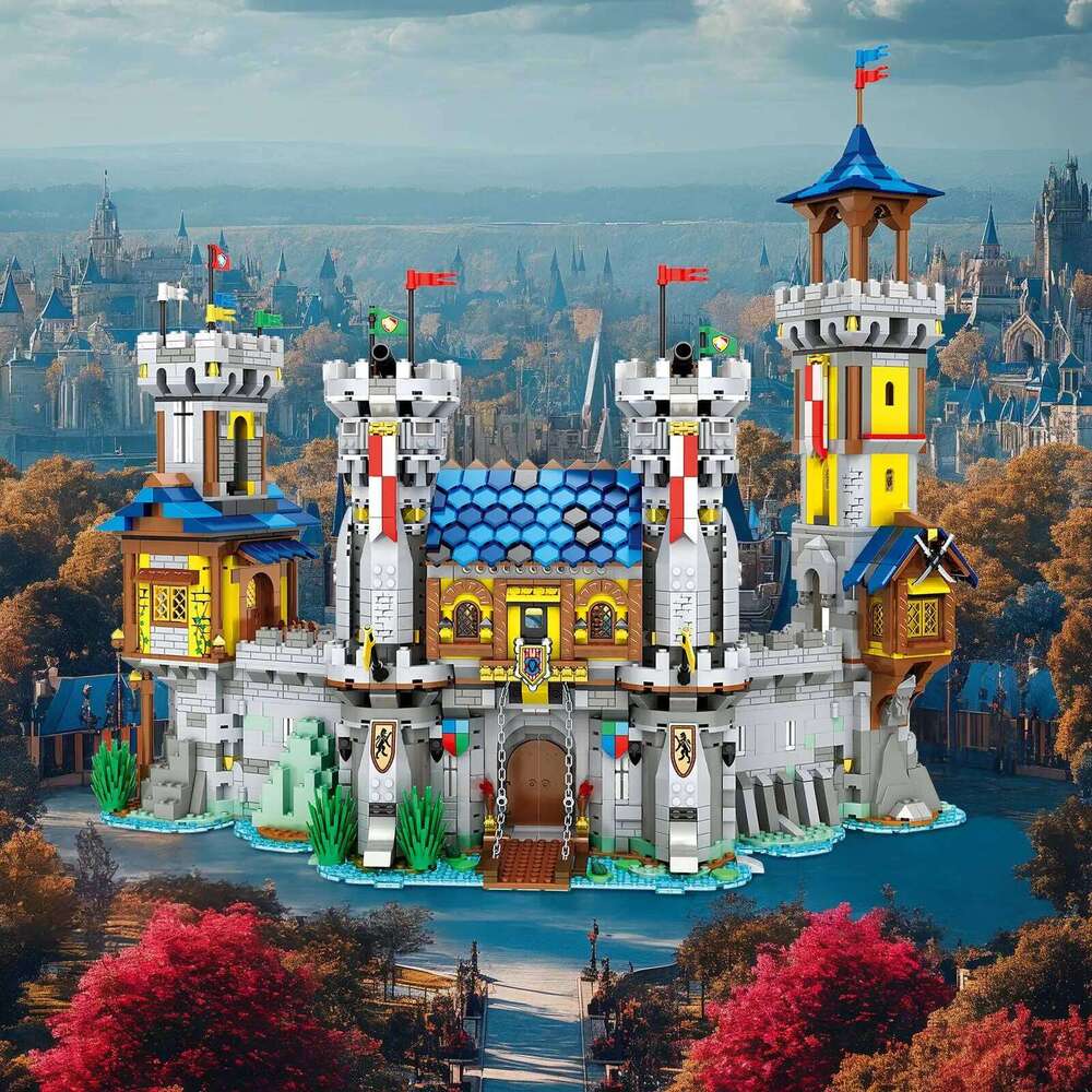 2722PCS Medieval Castle Kits Creative 3 in 1 House Building Model Adults Collection Architecture Set Toys Gift for Boys Z260306