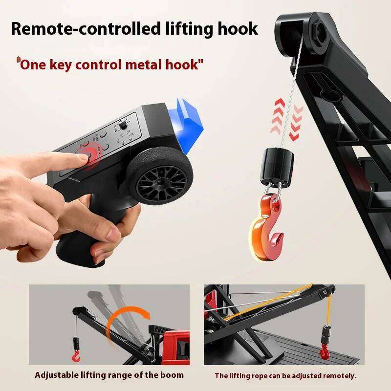 Clearance Sale MN82T Model Waterproof Servo and Is A Full-scale Remote-controlled Mini Crane with Remote Lifting Control C260305