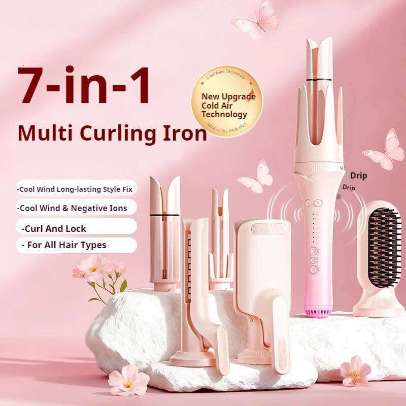 Multi-functional Automatic Curling Iron Rotating Hair Curler Cold Air Setting Ceramic Coating hair style For Women Girls Gift 26Y0306
