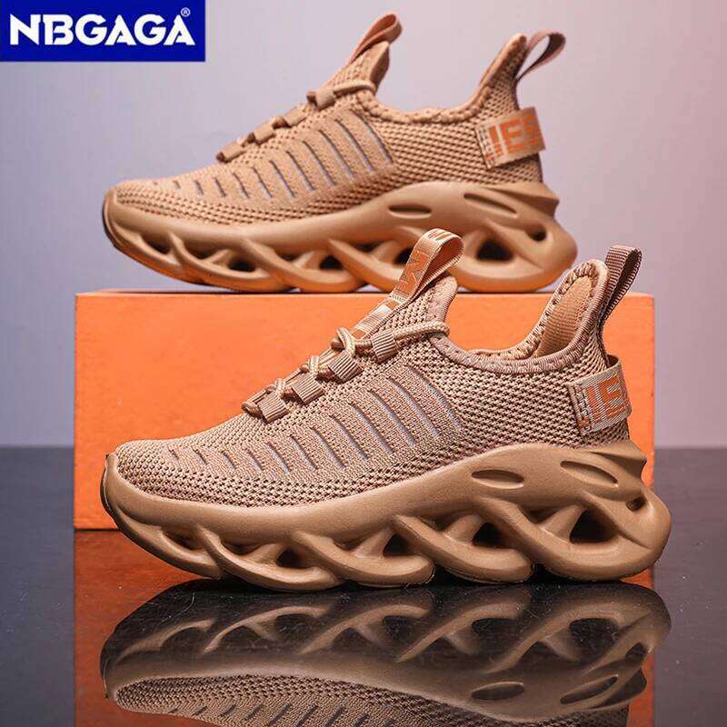 Breathable Mesh Children's Tennis Shoes Comfortable Unisex Outdoor Jogging Athletics Basketball Walking Sneakers 26Y0304