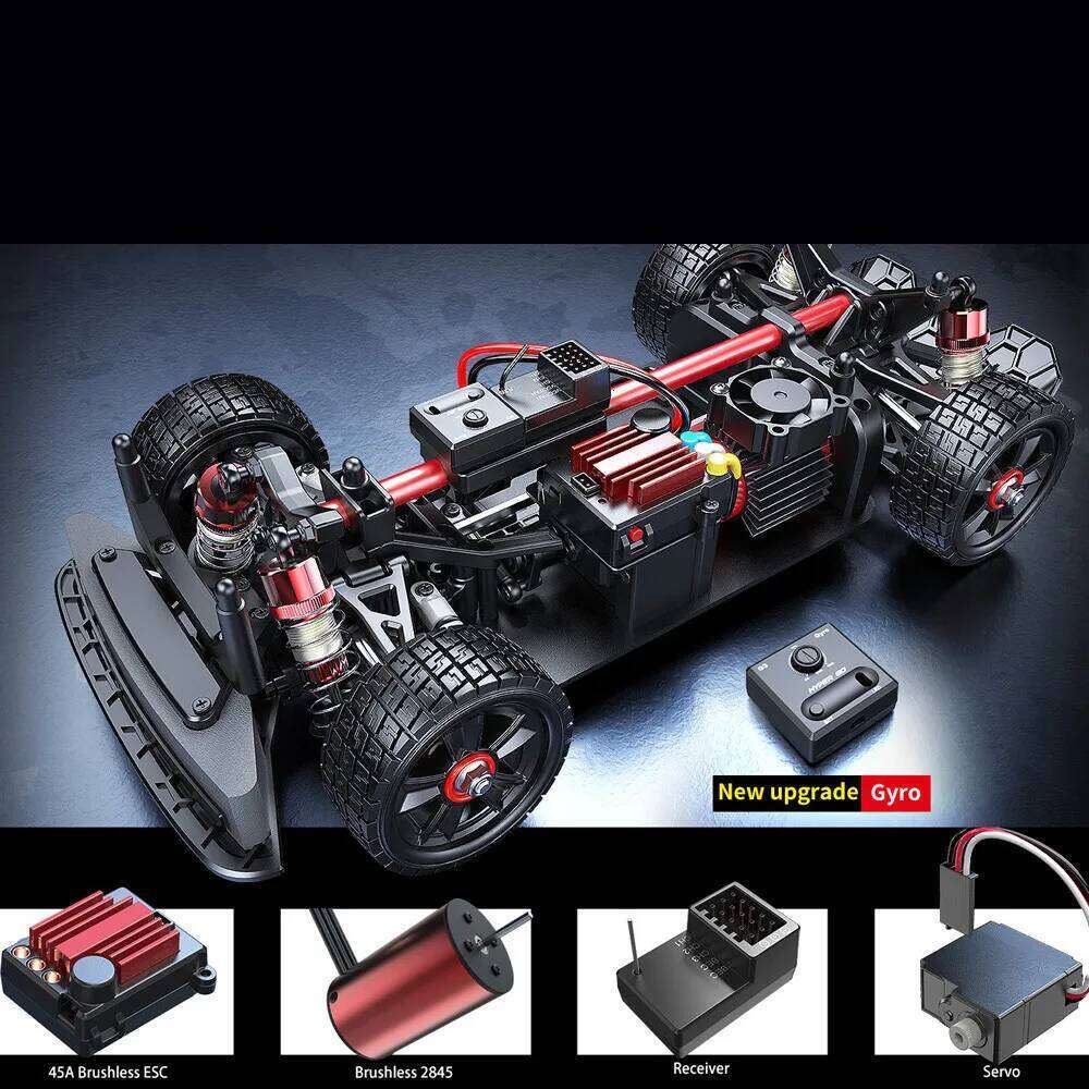 HYPER GO MJX14303 1/14 RC 4WD 65km/h Brushless 2.4G Remote Control High Speed Off-road Racing Car Hobby Toy Vehicle Gift C260305