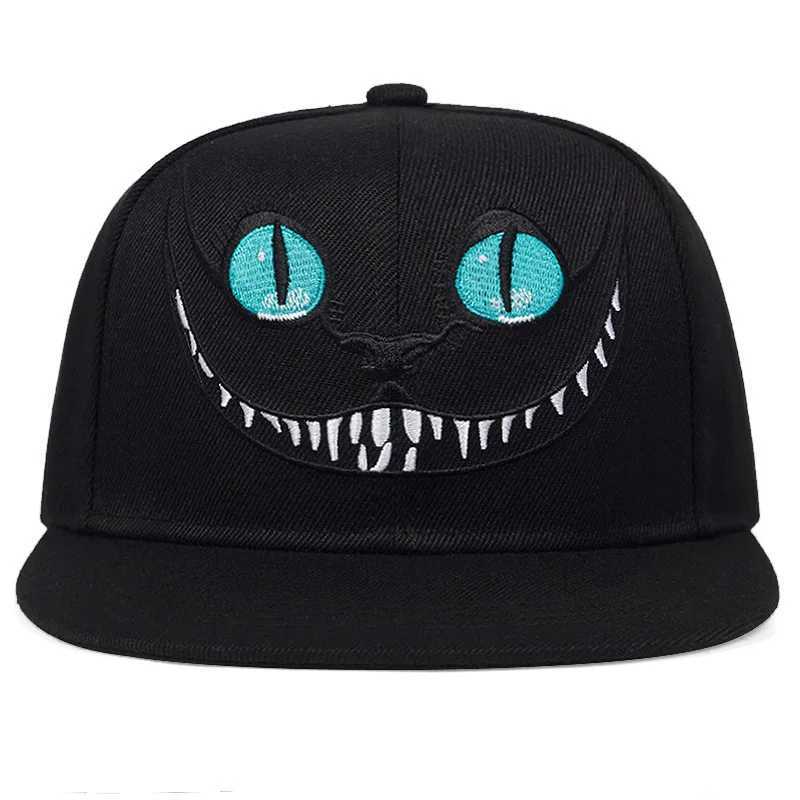 Cheshire Cat Neutral Style Men and Women Same Flat-Range Hood Outdoor Sun Visor Baseball Cap S260306