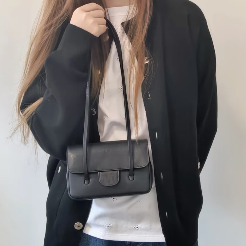 26P Preppy Coco Designer Womens Hobo Shoulder Bag Luxury High Quality Cowhide Leather Long Strap Jennie Pick Preppy Casual Handbag Totes Square Flap