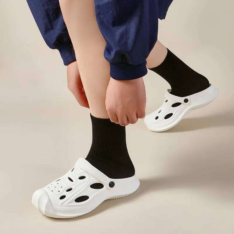 Litfun Fashion Camouflage Clogs For Men Summer New Holes Beach Slippers Non-slip Garden Shoes Leisure EVA Sport Sandals
