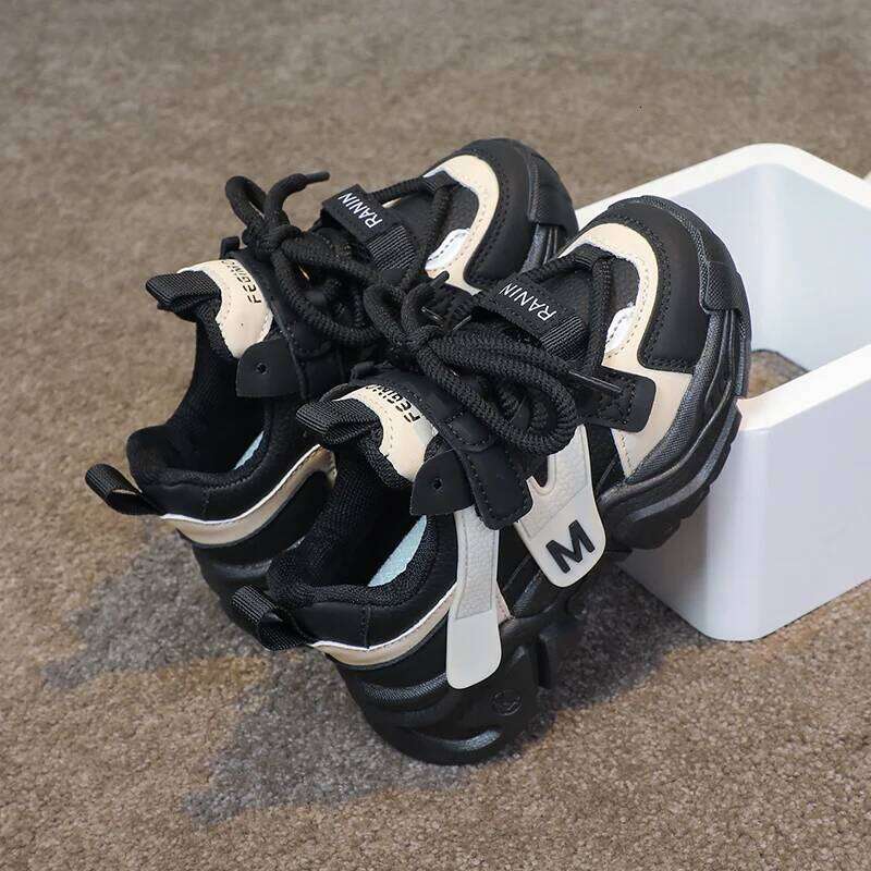 Children Cool Chunky New Design Sports Shoes Sneakers for Girls and Boys 26Y0304