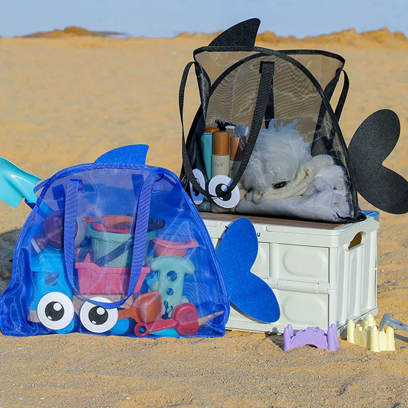 Summer travel beach bag childrens cartoon toy storage bag swimsuit storage bag big eye handheld toiletry bag 260303
