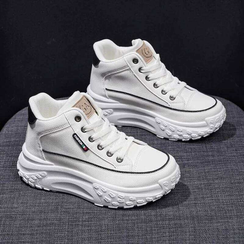 Vulcanized Platform Fashion Autumn New Women's Shoes for Lady Running Sports Casual Breathable Wear-resistant Shoe
