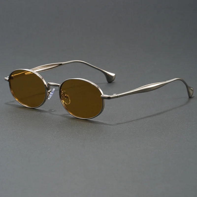 Retro Oval Sunglasses for Women Men Thick Frame Fashion Style Sunglasses UV400 Protection er Ins Trendy Glass 260302