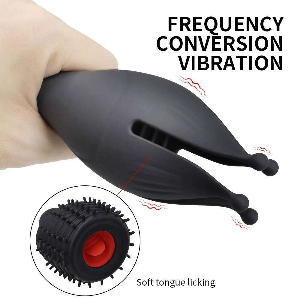 Glans Trainer for Men Powerful Vibrating Penis G Spot Masturbator Soft Fingertip Prolong Endurance Massage Vibrator Erotic Toys W260305