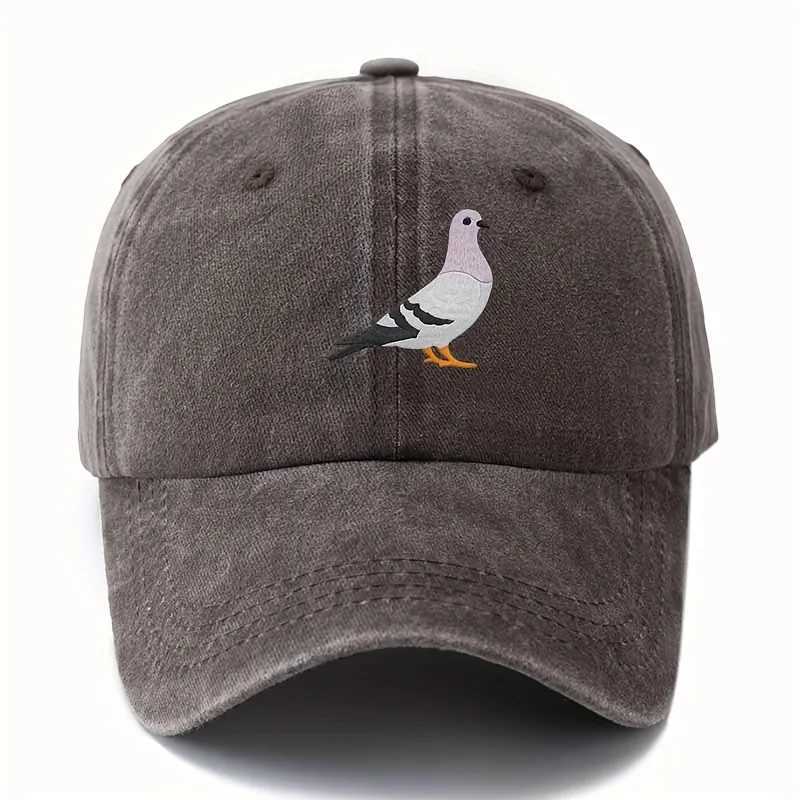Pigeon print baseball cap for both men and women stylish and simple design for daily leisure and outdoor sports S260306