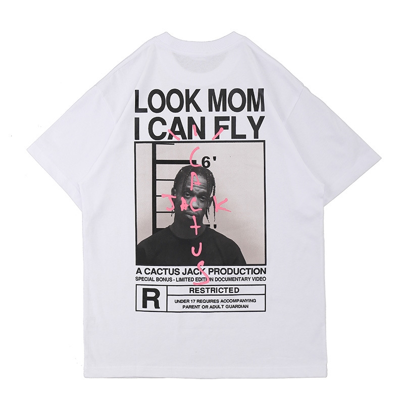 2026 American Trendy Brand Documentary Same Style Limited Crew Neck Loose Short-Sleeve T-Shirt for Men and Women