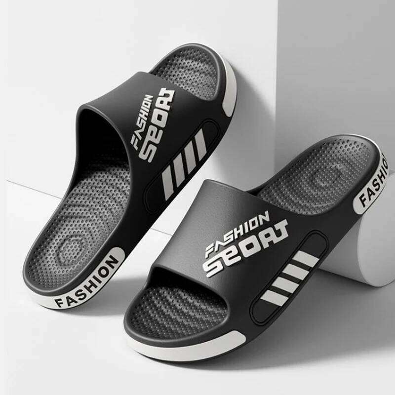 Men Women Outdoor Soft EVA Slippers Thick Bottom Couple Summer Home Sandal Anti-Slip Indoor Casual Bathroom Shower Flip Flops