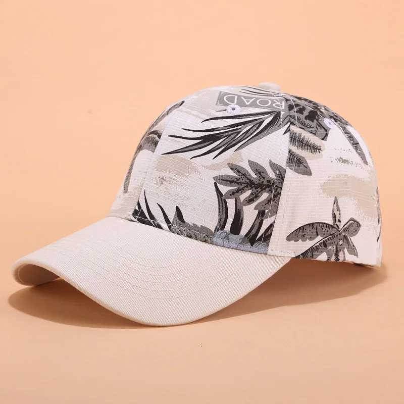 Bohemian Print Baseball Cap For Women Summer Casual Sunshade Peaked Caps Flower Lady Outdoor Beach Adjustable Sun Hat S260306