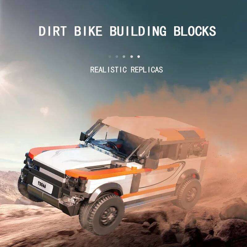 406PCS City Off-Road Vehicle Classic SUV Car Model Bricks Desktop Display Ornaments Kids Educational DIY Toys Holiday Gifts Z260305