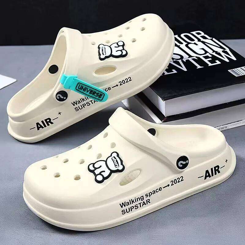 2024 Women Hole Girl Beach Eva Light Sandals Home Slippers Outdoor Summer Wading Sneaker Non-Slip Shoes