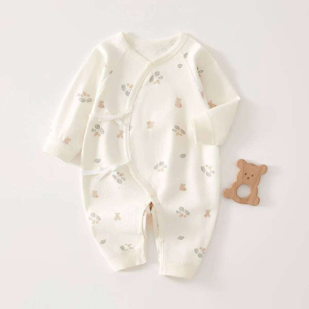 AYNIGIELL High-Quality Newborn Four Season Children's Jumpsuit 0-6M Cute Girl Male Baby Clothing Z260306