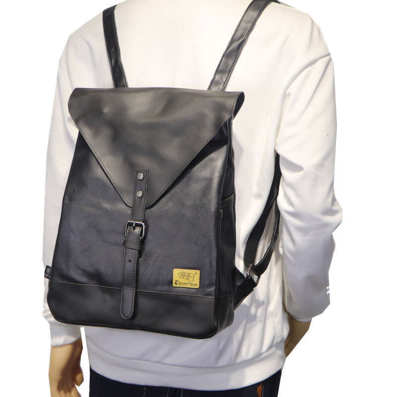 New Threebox Japanese Korean Style Casual Retro Backpack Trendy Men S Handheld Student School Bag High Quality Luxury Bag