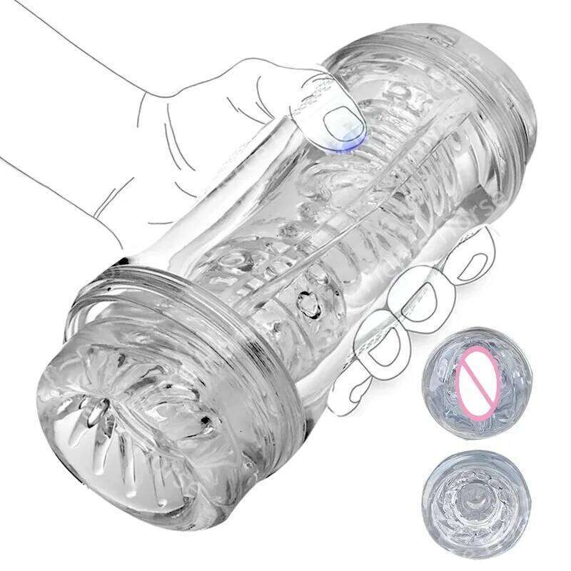 Men's Penis Trainer Realistic Endurance Exercise Products Pocket Pussy Adult Sexy Sex Toy For Men W260305