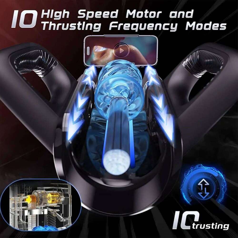 King Pro Thrusting Male Masterburters Pocket Pussy Tight Vagina Anus for Men Electric Hands Free Bj Auto Stroking Adult Toys W260305