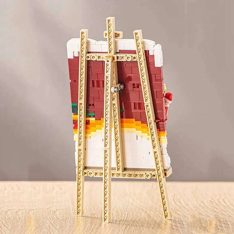 Creative Easel Christmas Tree Building Block Set DIY Puzzle Assembly Three-dimensional Painting Ornaments Children's Toys Gifts Z260306