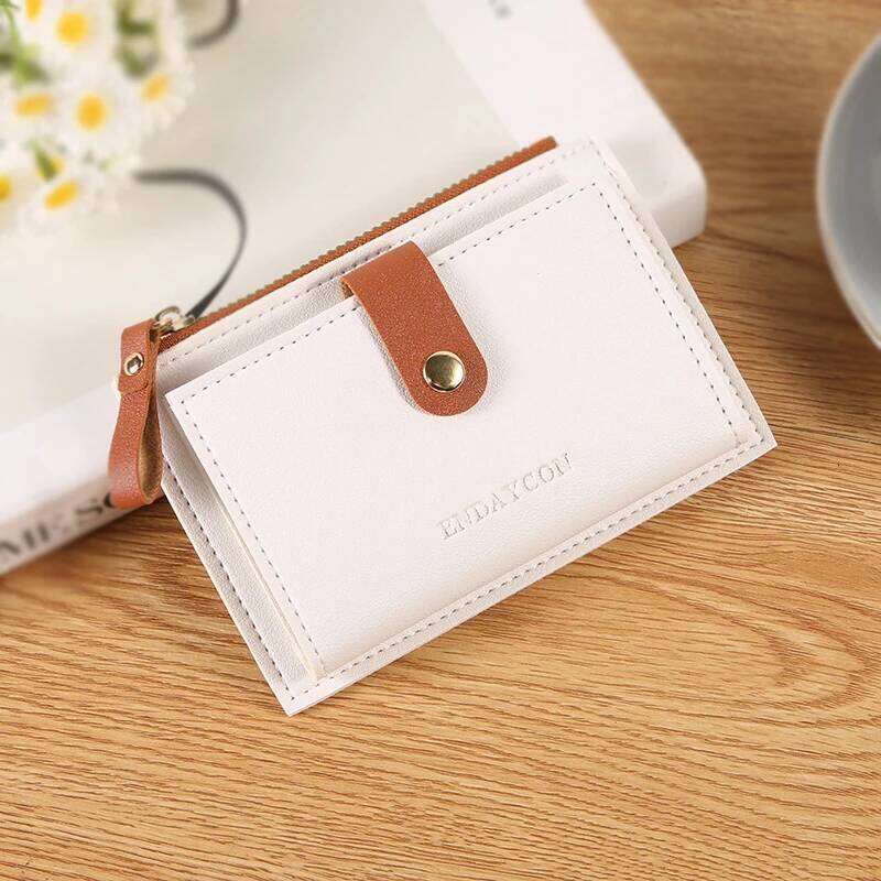 Ladies' short wallet; cute, ins style, niche storage, simple card holder, very convenient for carrying loose change. C260304