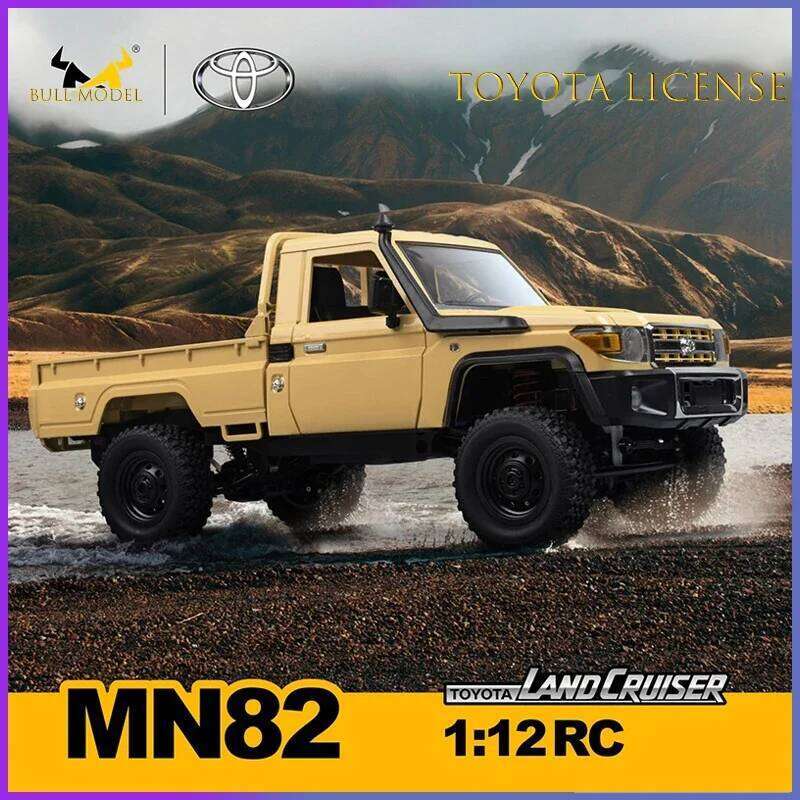 Rc Car MN82 1:12 Retro with LED Lights, Full Scale Analog LC79, Professional Four-wheel Drive Truck, Toy Truck Model RC C260305