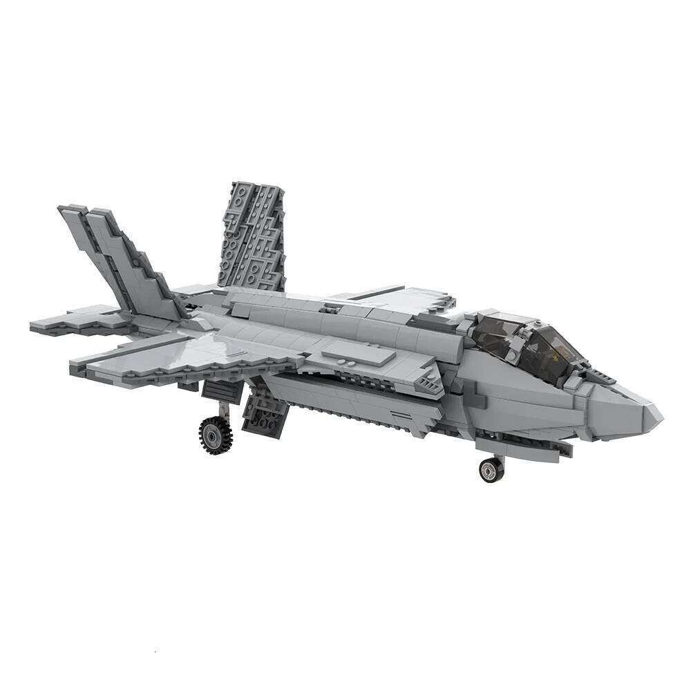 MOC Building Blocks Model US Military F-35 B Fighter Darth Designer_Copy Bricks Assembly Toys Kids Birthday Gifts Z260306