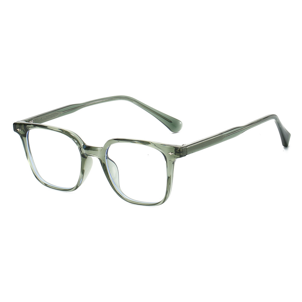 New 25 classic square glasses with TR90 frame for men women, featuring pin-foot design, high-end feel, and blue light protection