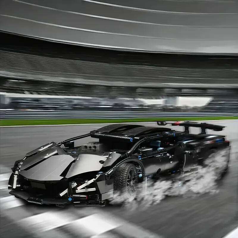 Technical Racing Sport Car Model Building Blocks technic adults 1:14 DIY Supercar Brick Puzzle Toys Kid Adult Gift1280+granule Z260306