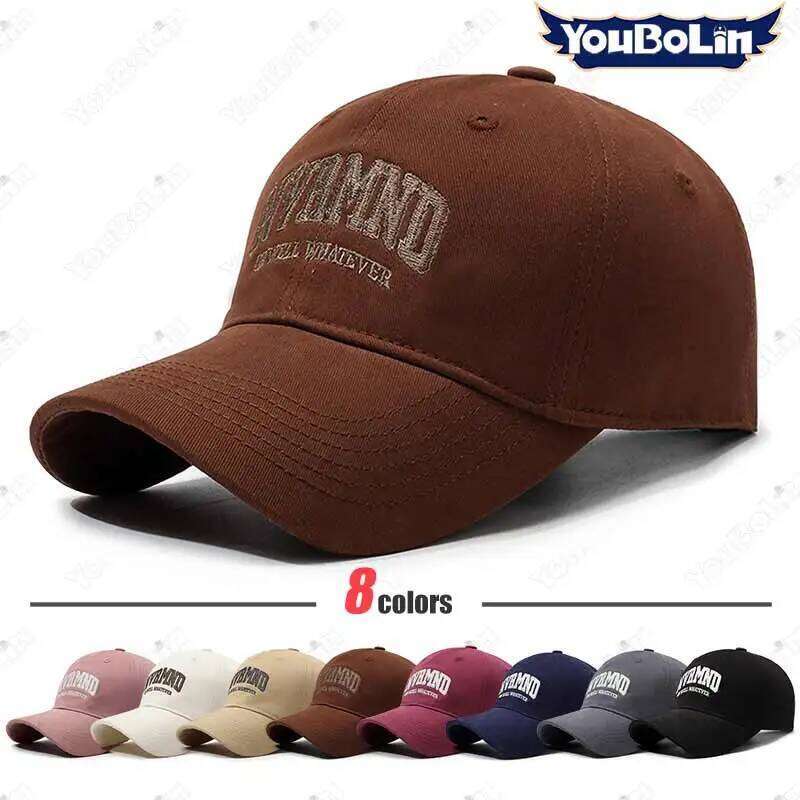 NVRMND Oh Well Whatever Unisex Cotton Baseball Cap, Casual Embroidered Dad Hat for Daily Wear Y260304