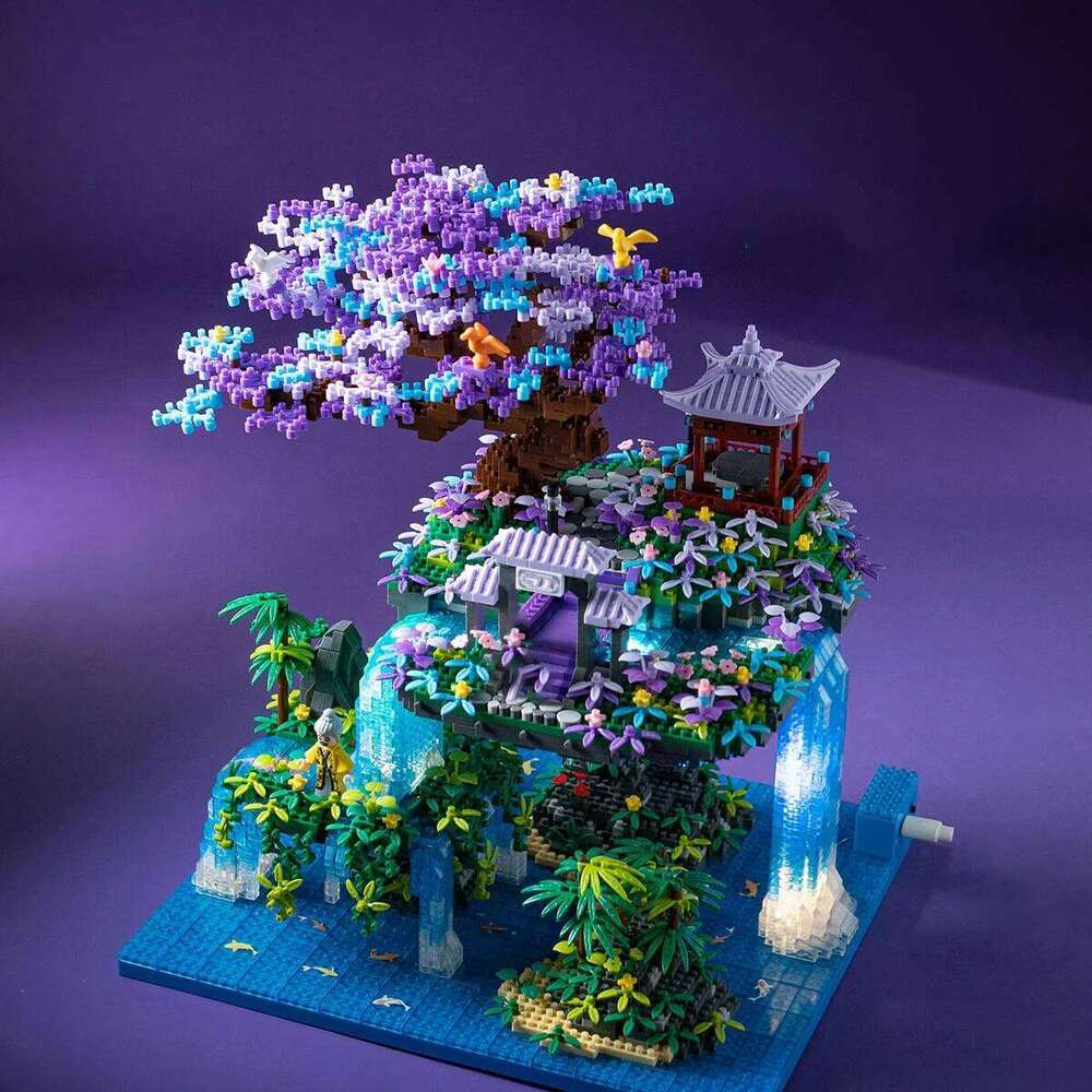 1460 Pieces, Fairy Pavilion Toys, Creative Handmade Building Block Toys Construction, Abs Materials, Suitable For Z260305