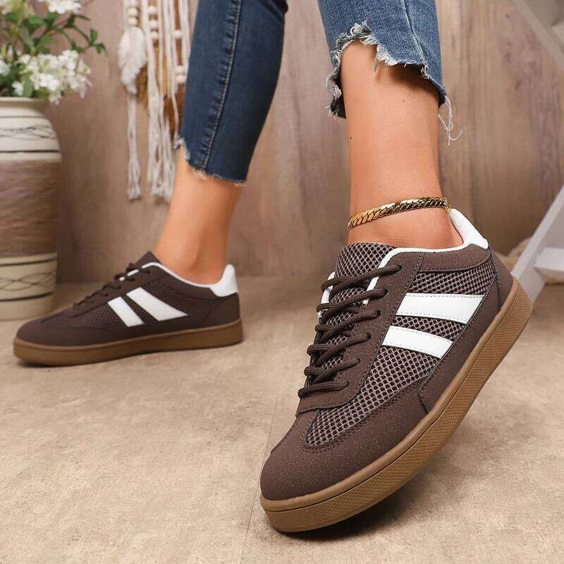 New Spring 2025 Women's Classic Sports Fashion Outdoor Anti slip Vulcanized Plus Size Casual Shoes