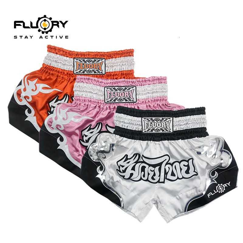 Fluory Men Women Kids Thai Boxing Short Fairtex Shorts MMA shorts Boxing Pants Shorts embroidery MMA Shorts X260306