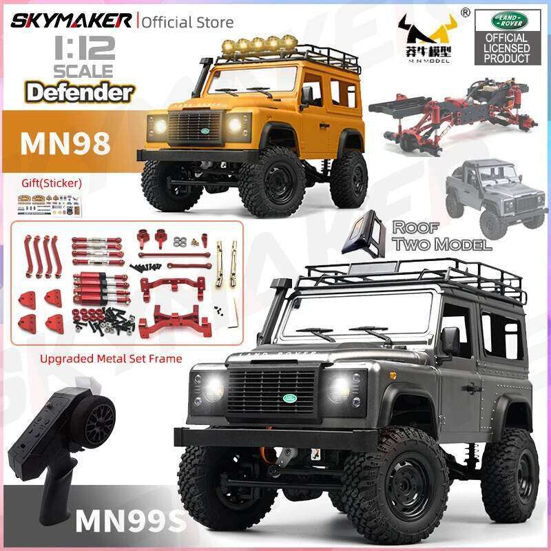 New MN99s MN98 1:12 MN Model RTR Version 2.4G 4WD Rock Crawler Defender Remote Control Car 1/12 RC Truck Cars Toys C260305