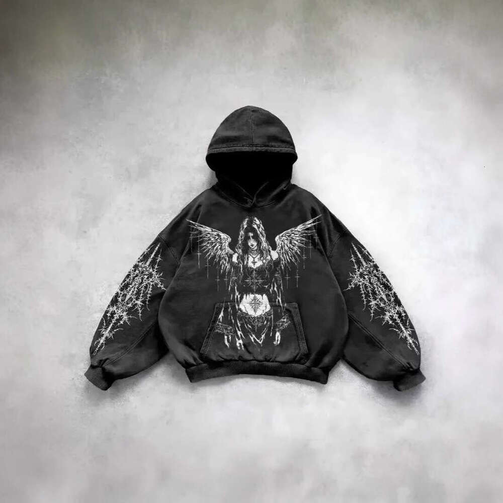 Spring And Autumn Hot Sale Retro Skull Pattern 3D Printed Sweatshirt Unisex Trendy Pullover Hoodie