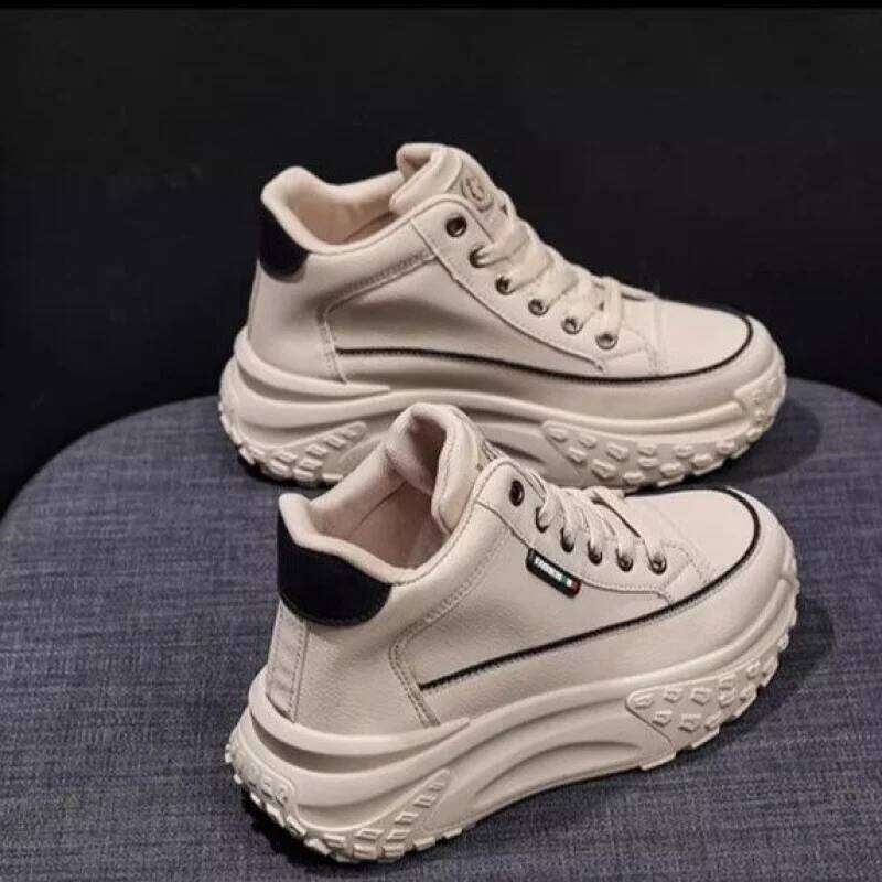 Vulcanized Platform Fashion Autumn New Women's Shoes for Lady Running Sports Casual Breathable Wear-resistant Shoe