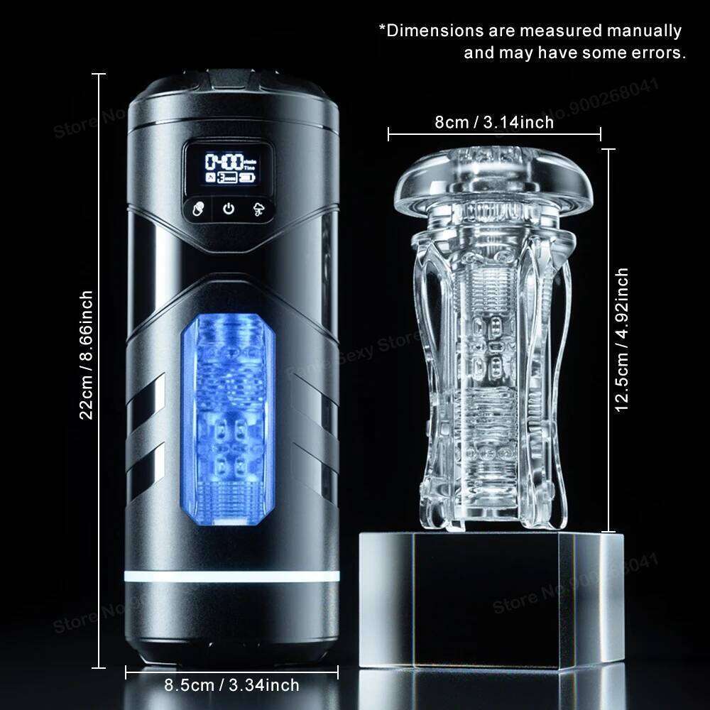 Automatic Heated Sucking Vibration Male Masturbator Cup Blowjob Pussy Pocket Sex Machine Masturbation Toy Adult Goods for Men W260305