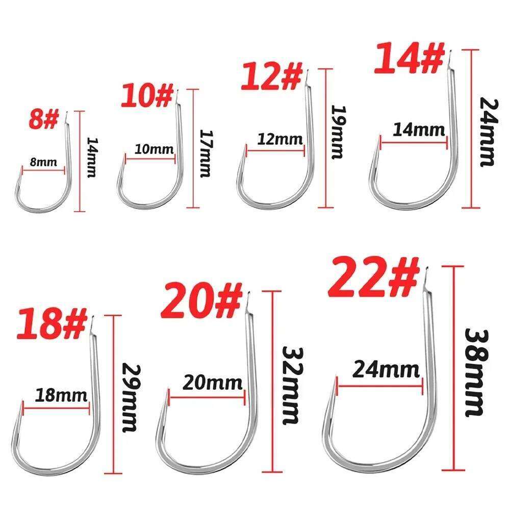 10 Pairs Cast Jig Assist Hook High Carbon Steel Angle Barbed Thread Feather Fishing Tackle Slow Jigging Tool Pesca Lure Fishhook S260305