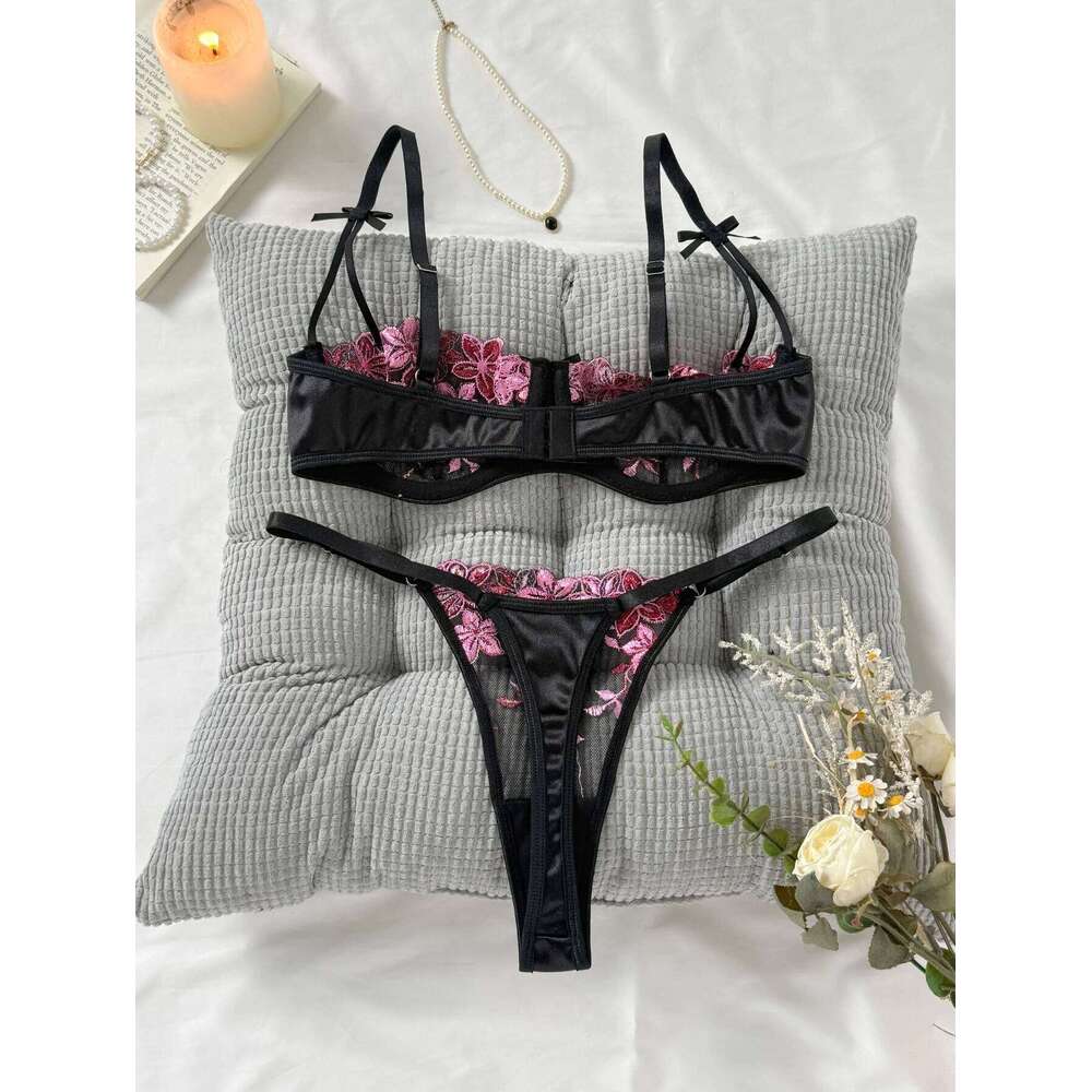 Valentine's Eve Light Purple Danube Group Ladies Sexy Lingerie Bra Women's Suit - the Temptation of a Seductive Night