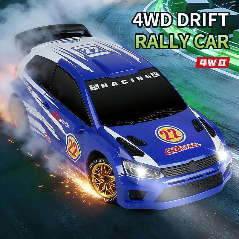 2026 New JJRC Rc Mini 1/64 4wd Drift Racing Cars with Lighting High Speed Remote Control Car Toys Children Birthday Gifts C260305