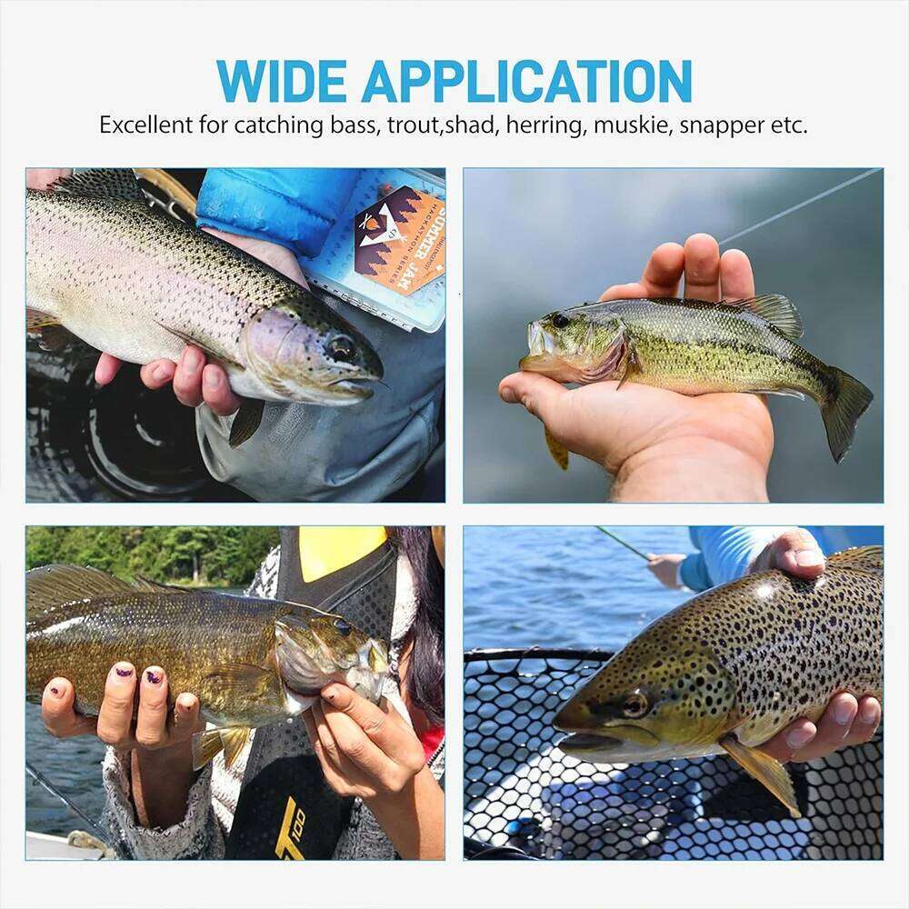 70Pcs Fishing Inline Replacement Hard Lures Circle Large Eye Single Bait Hooks for Bass Trout Lure S260305